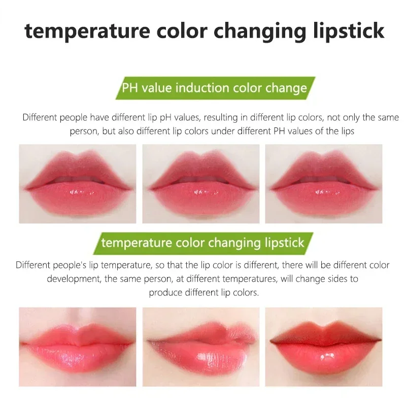 Heallor Lente Aloë Vera Hydraterende Lippenstift Langdurige Nouritious Lippenbalsem Temperatuur Veranderende Kleur Lipgloss Lip Make-Up C