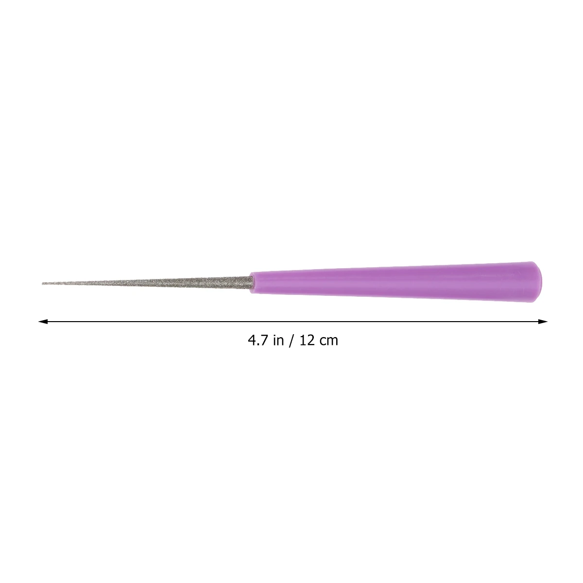 

4Pcs Small Diamond Files Smooth Cutting Professional Use Violet Diamond File File Hand Tools Craft Hand Tools,