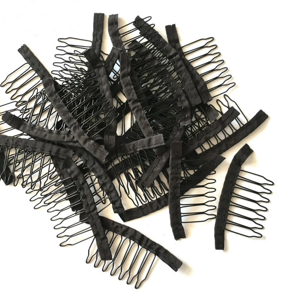

36 Pcs Comb Clips Steel Tooth Combs for Lace Cap Net Hat Sewing Secure Fixing Non Scratch Scalp Hair Styling Accessories