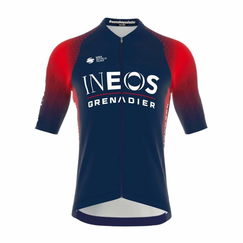 KID'S 2022 INEOS Grenadier TEAM Children Cycling Jersey Short Sleeve Bicycle Clothing With Shorts Ropa Ciclismo