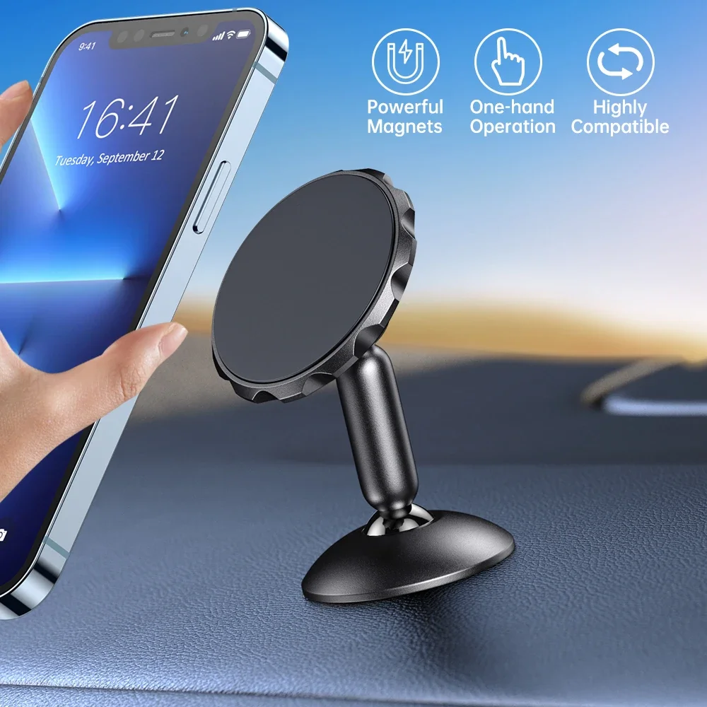 Uniwersalny magnetyczny uchwyt na telefon w stojaku samochodowym magnes na telefon komórkowy uchwyt magnetyczny do telefonu iPhone 15 Pro Max Samsung Stand