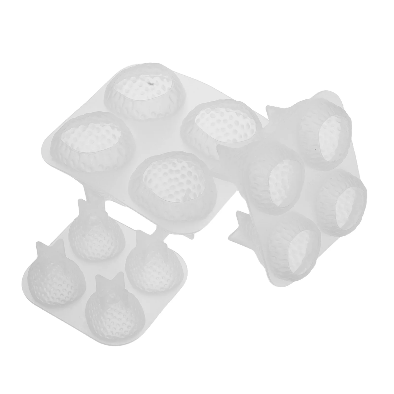 

3Pcs Strawberry Silicone Making Mold Easy Demoulding Handmade Candles Fondant Soap Craft Reusable Wax Mold Aromatherapy