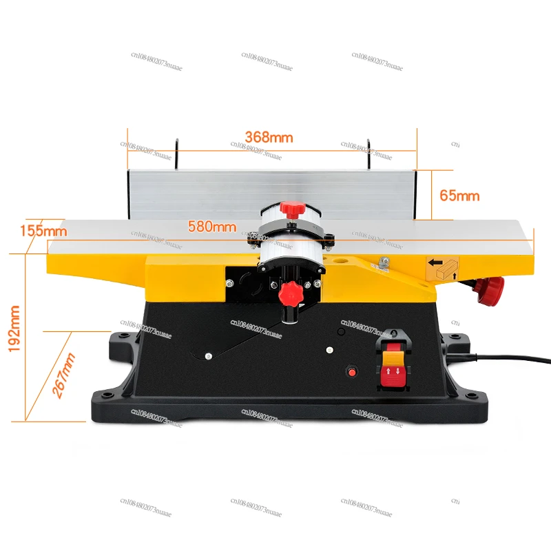 Woodworking Planer Desktop Electric Planer, Small Facing Machine, Computer Single Plane, Household, 6