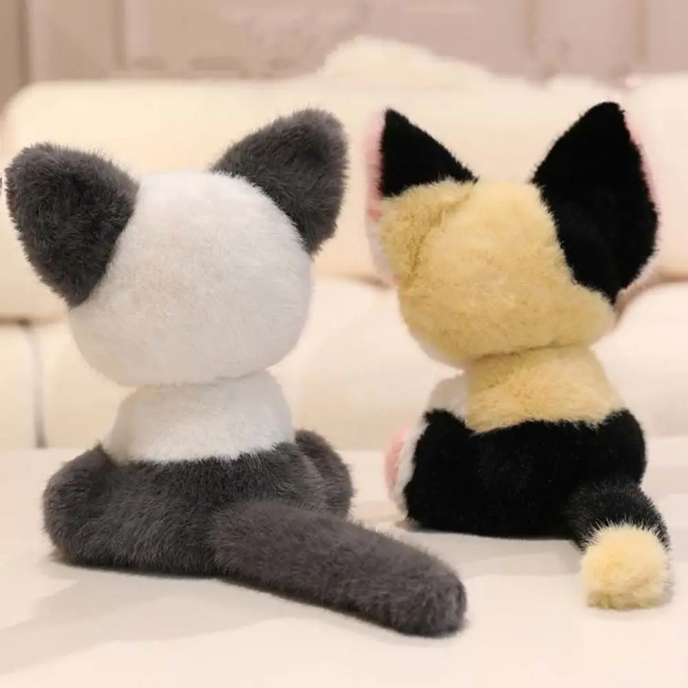 Moda 24 cm peluche compagno bambola gatto super morbido animale peluche peluche cuscino scrivania