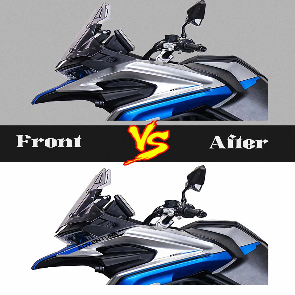 For Voge DS525X Stickers Motorcycle Accesories Adventure Protector Head Front Lip Decal Valico 525DSX DSX DS 525 DS525 525X 2024