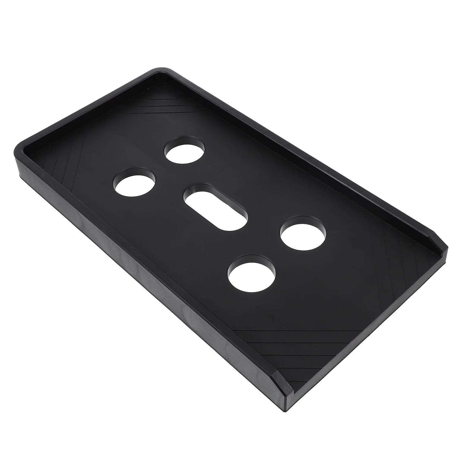 

Подставка для мобильного процессора с излучающими отверстиями и тормозными колесами Подставка для компьютерной башни для хранения хоста Пластиковый подвижный корпус компьютера