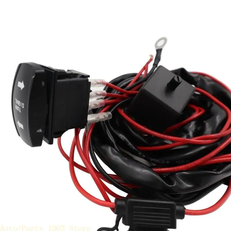 

E21C Rocker Switch Turn Street Led with Horn Reverse Light Backlit Universal 12v Waterprooffor Rzr Atv Utv