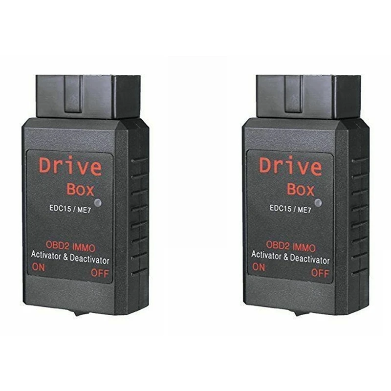 2X Drive Box EDC15/ME7 OBD2 IMMO Deactivator Activat OBD2 Drive Box IMMO Deactivator Activator Car Accessories