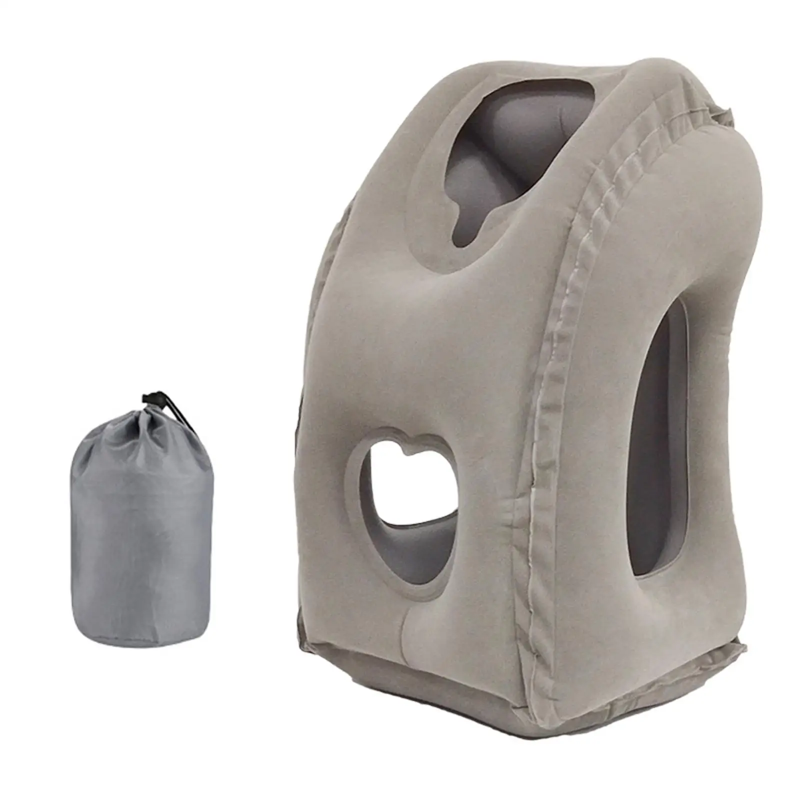 Inflatable Neck Pillow Adult Kids Comfort Head Support Travel Cushion for Plane Car Bus Camping