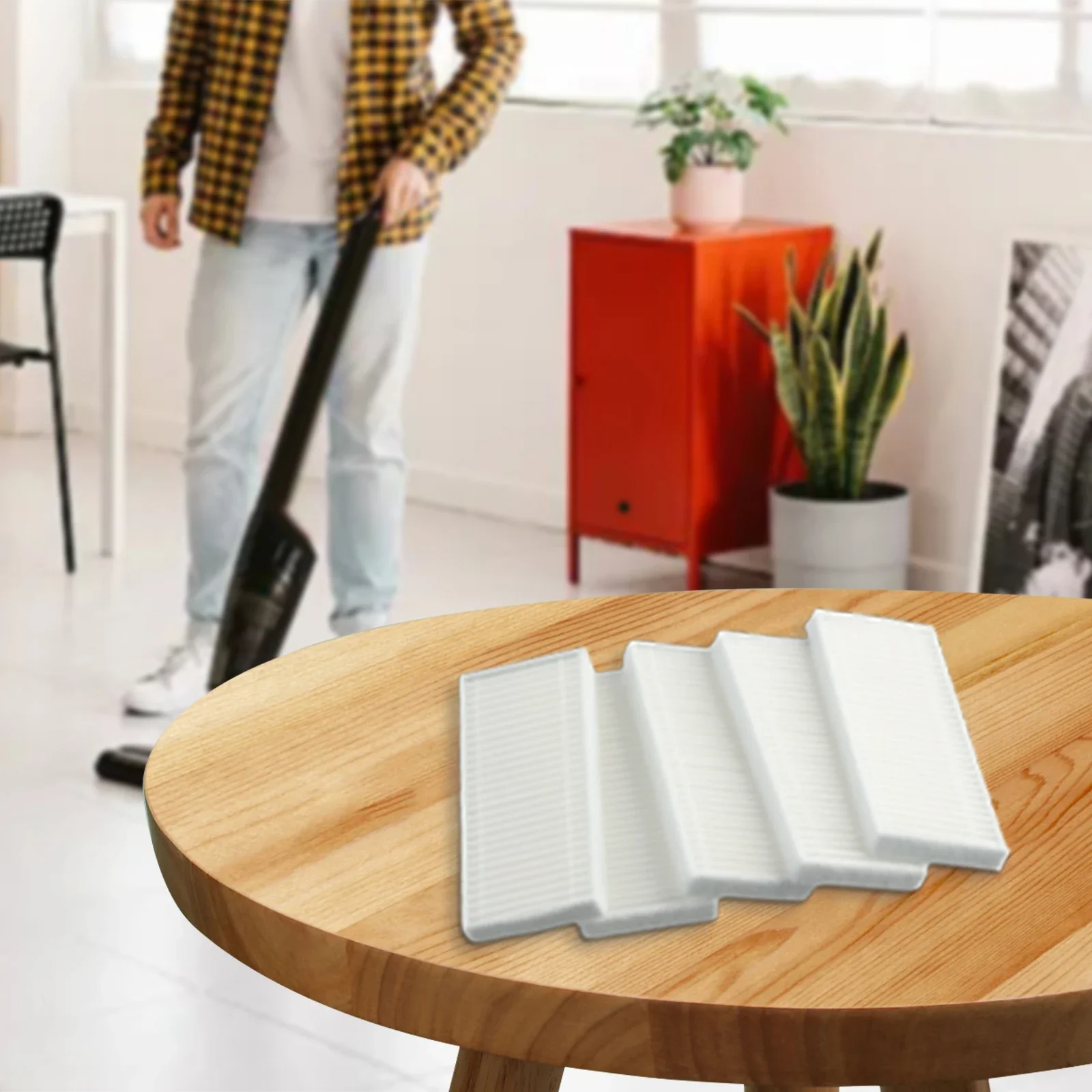 5 сменных фильтров для пылесоса Tefal для X-Plorer Serie 75 S + детали бытовой техники, чистящая техника