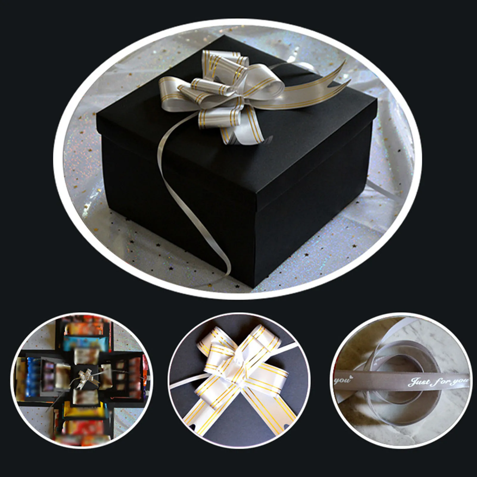 5 Layer Explosion Surprise Gift Box Receive 5 different Sizes Nesting Gift Boxes for Wedding Anniversary  Day