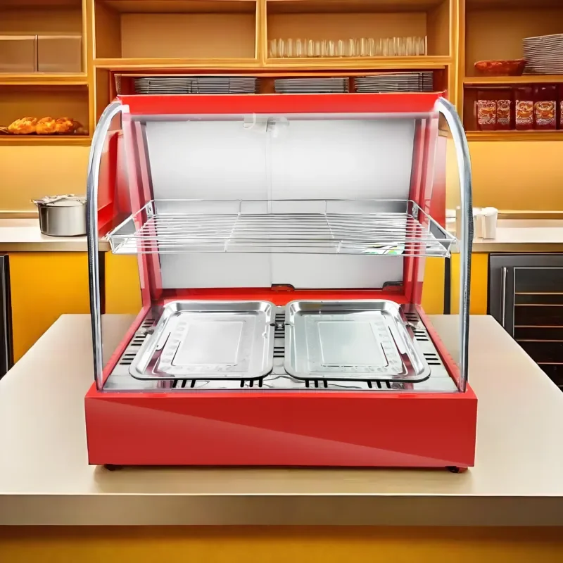 Commercial kitchen equipment Stainless steel food insulation cabinet KFC fried chicken burger electric heating energy saving