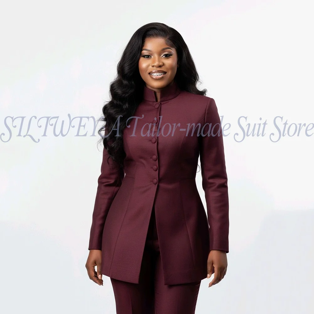 2026 New Plus Size Women Smart Casual 2 Piece Blazer Set Jacket Pants Office Lady Work Wear Chic Outfit Trajes De Mujer Elegante