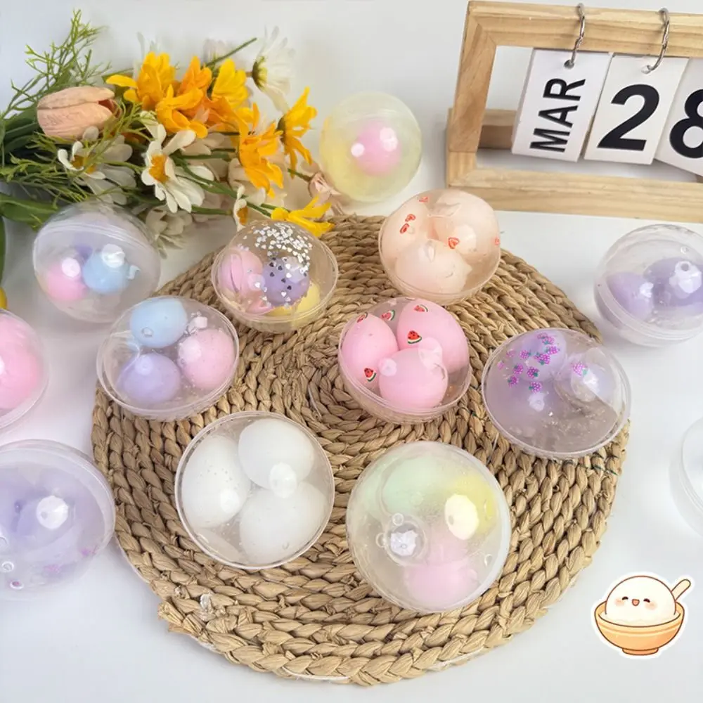 Fruit Series Crispy Handmade Ball Handmade Crunch Sound Sensory Dumpling Squishy Pinch Candy Crispy Fidget Squeeze Adults