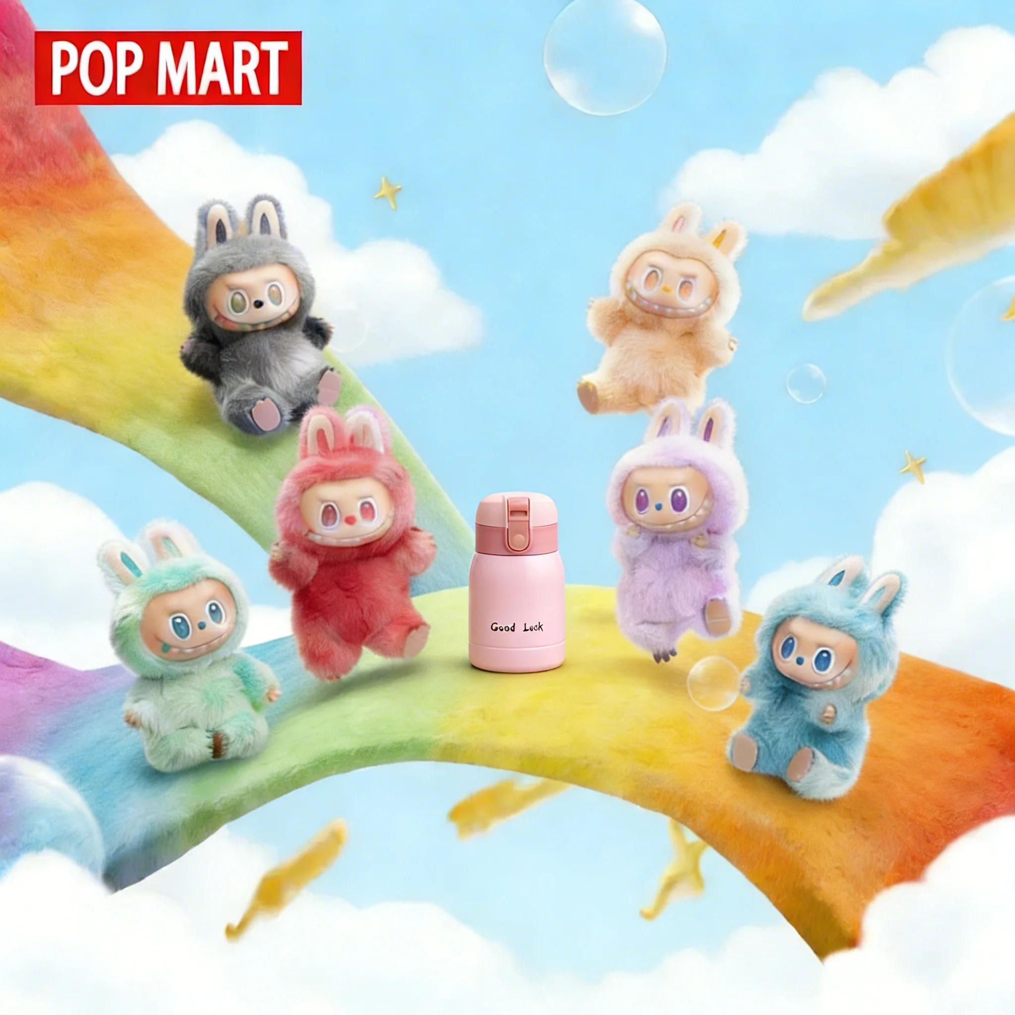 

Labubu 3.0 Forward Energy Soft Plush - Pop Mart Official 100% Genuine All Ages Home Decor+ Thermos Cup
