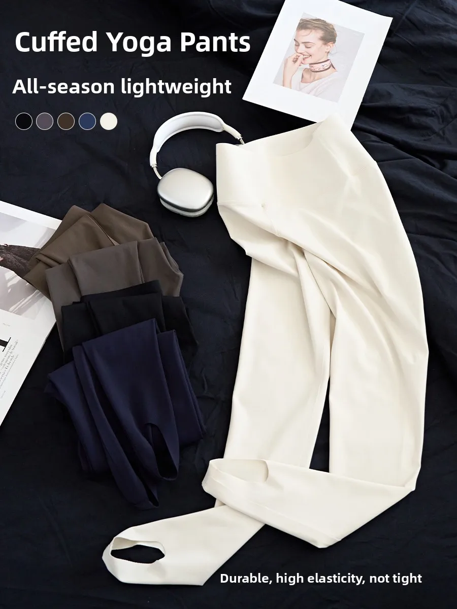 

High Waist Yoga Pants Women's Fitn skin Tight Elastic Slimming Leggings Breathable Comfortable Nylon Sportswear