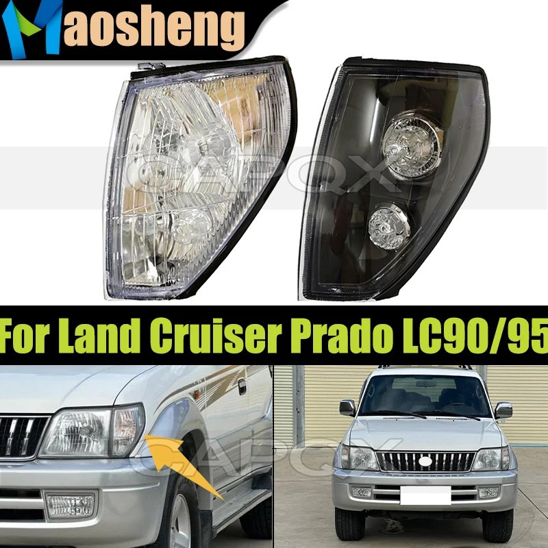 

Передний угловой светильник для Toyota Land Cruiser Prado LC90/LC95/3400/2700 2000 2001 2002, габаритная фара, боковые фары на крыле