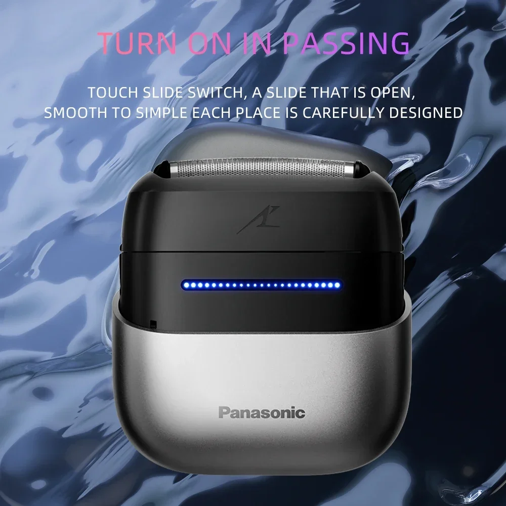 ماكينة حلاقة كهربائية باناسونيك للرجال ماكينة حلاقة الوجه واللحية للسفر USB-C ماكينة حلاقة محمولة قابلة للفصل نظام قطع 3 شفرات