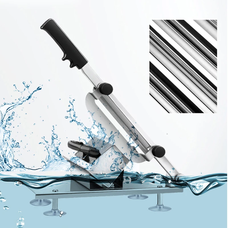 Affettatrice per carne, affettatrice per carne congelata per uso domestico, affettatrice per rotolo di montone e manzo