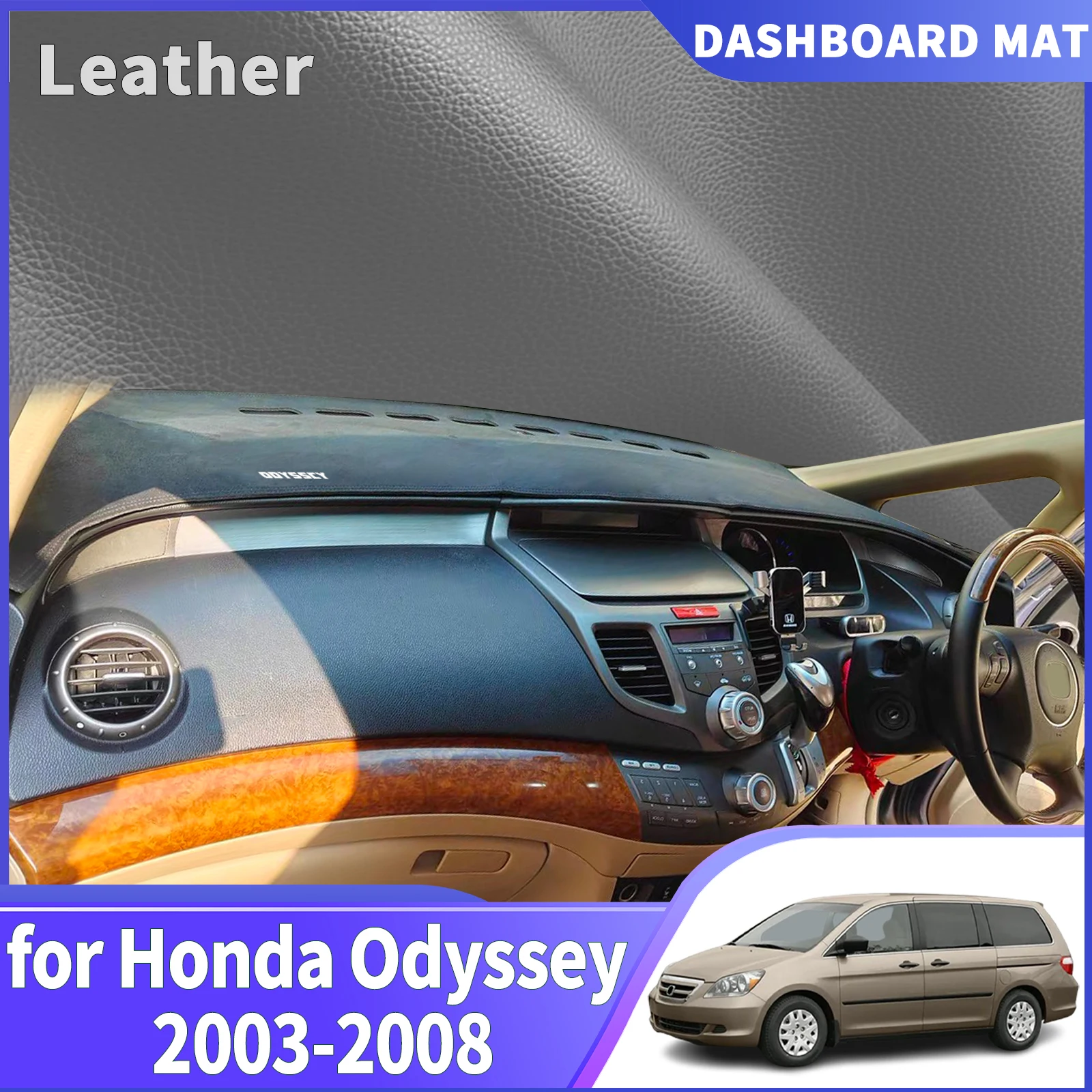 

fit for Honda Odyssey 2003 2004-2008 Rb1 LOGO Car Accessories Protective Carpet Dashmat Dashboard Cover Pad DashMat Sunshade