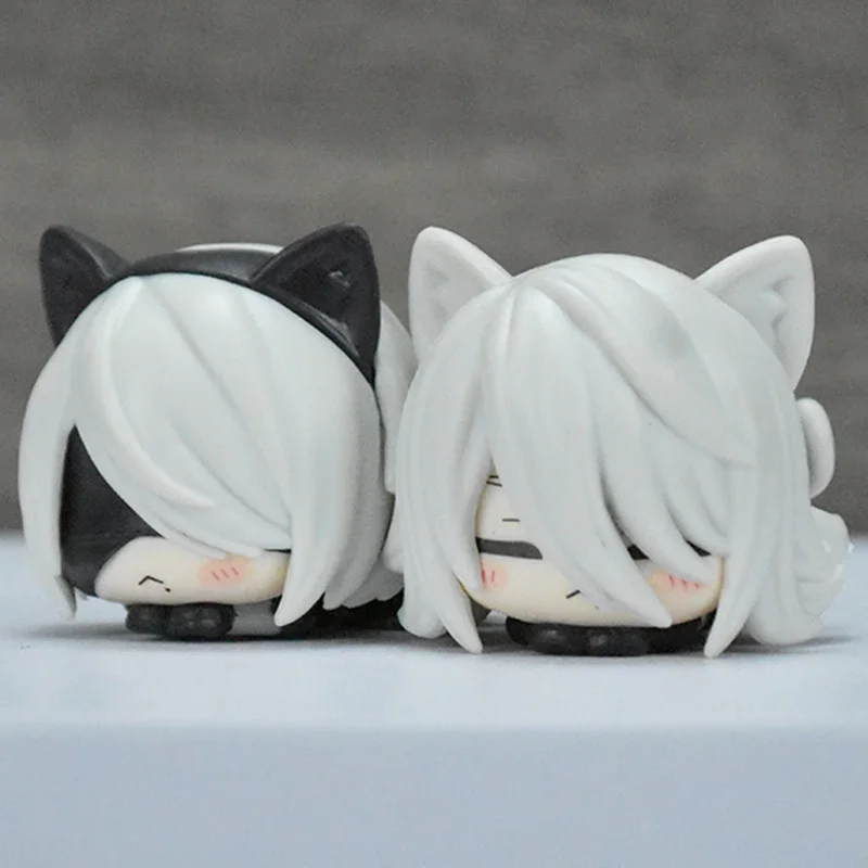 Anime Cute Nier Automata YoRHa No. 2 Type Figure Kawaii Decor Desk NIKKE DORO Action Figures Q Version Dolls PVC Model Toys Gift