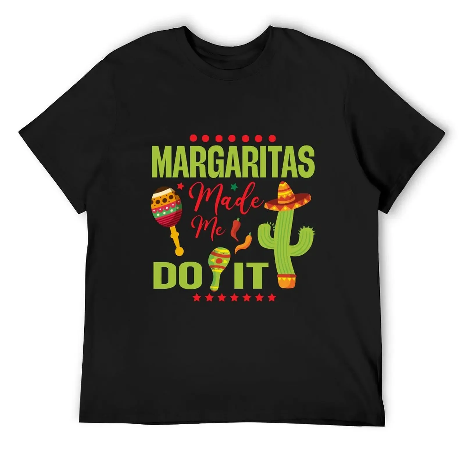 Margaritas made me do it T-Shirt oversized sports fans vintage graphic tee oversizeds shirts men