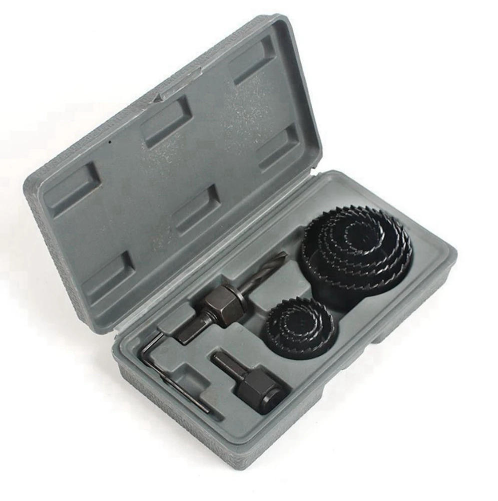 11Pcs Gatzaag Snijden Set Kit Boren Tool Hout Metaal Cutter Opspandoorns Zagen Core Boren Houtbewerking