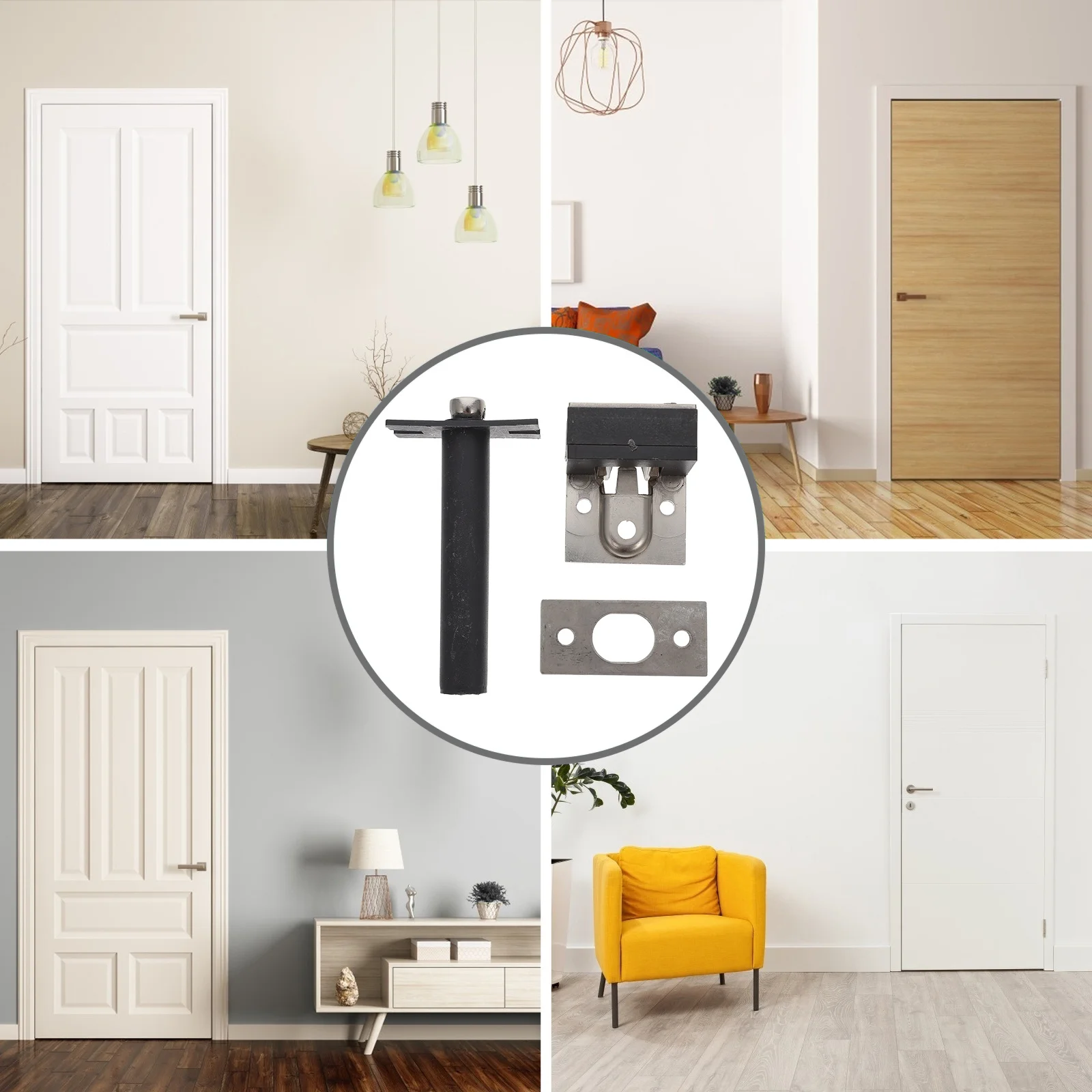 1 مجموعة 1 مجموعة المخفية مكافحة سرقة الباب سلسلة مكافحة سرقة قفل لفندق بيت الضيافة أخفى سلسلة قفل الباب استخدام جهاز كمبيوتر #4