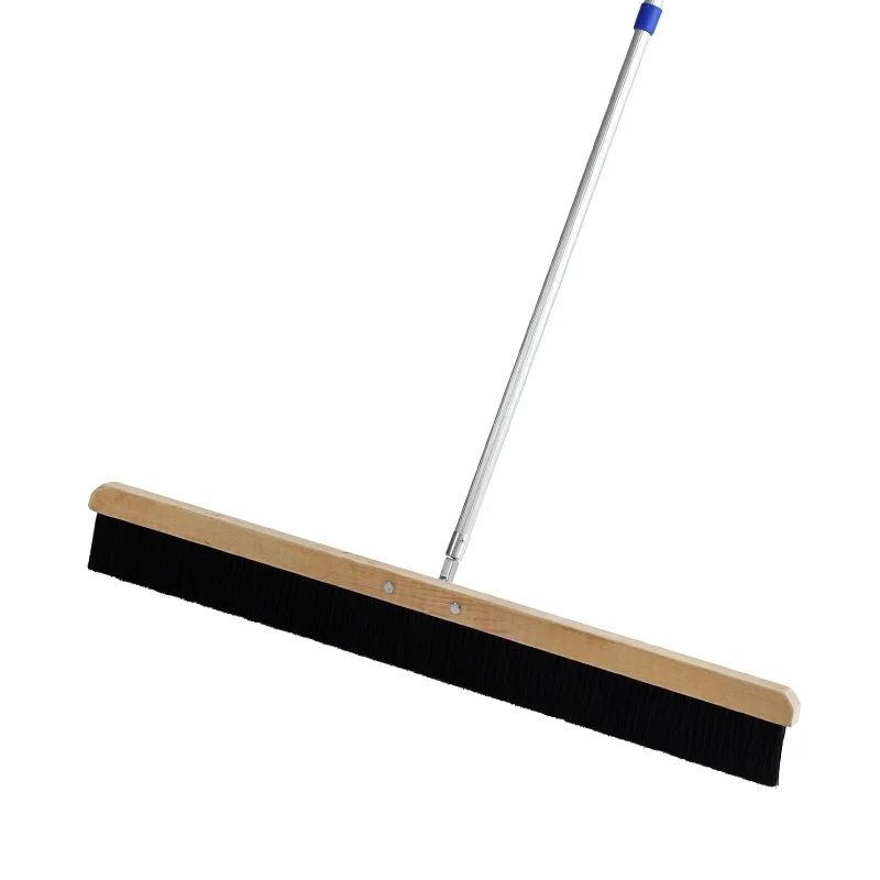 

Concrete Texture Brooms with T-bar Handles - Bridge Deck Anti-Skid Pavement Brushes