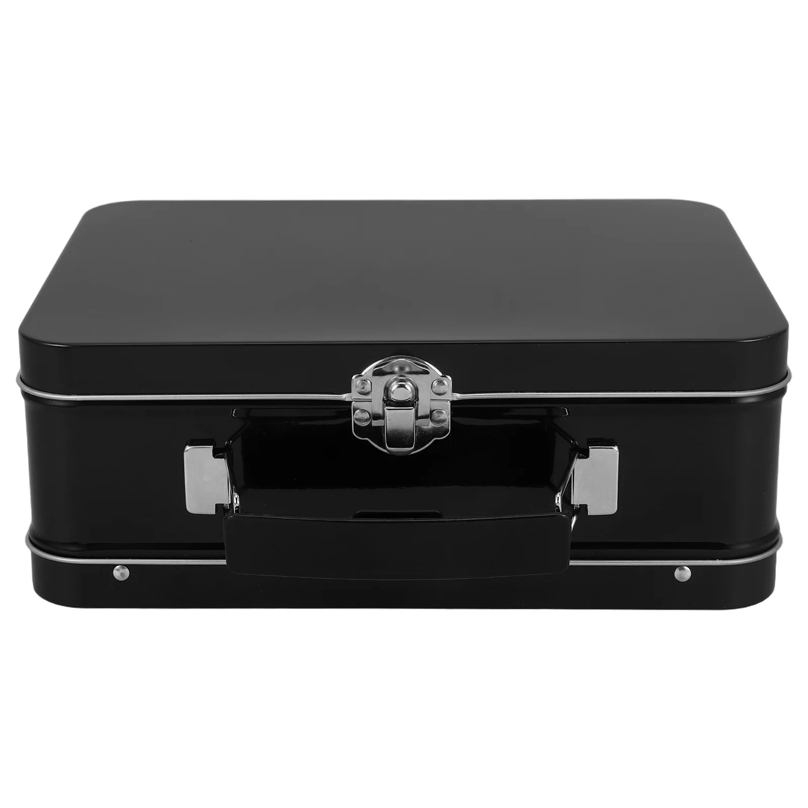 

Gift Storage Iron Box Large Capacity Metal Tin Case Multi-Function Organizer for Home Office Decorative Storage