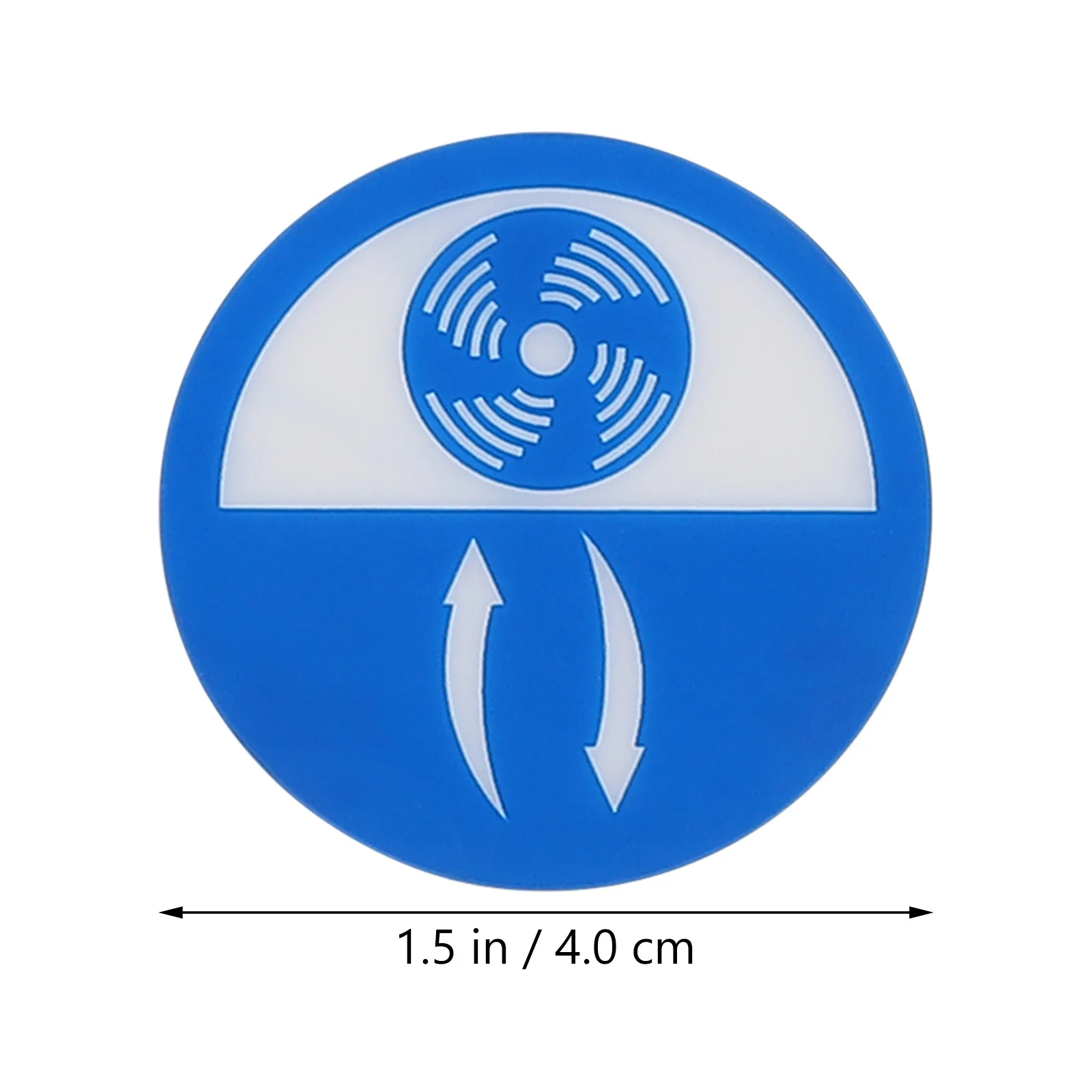 10pcs Ventilation Outlet Indicator Sticker Durable Warning Decal For Machine Safety Equipment Caution Stickers Direction Decals