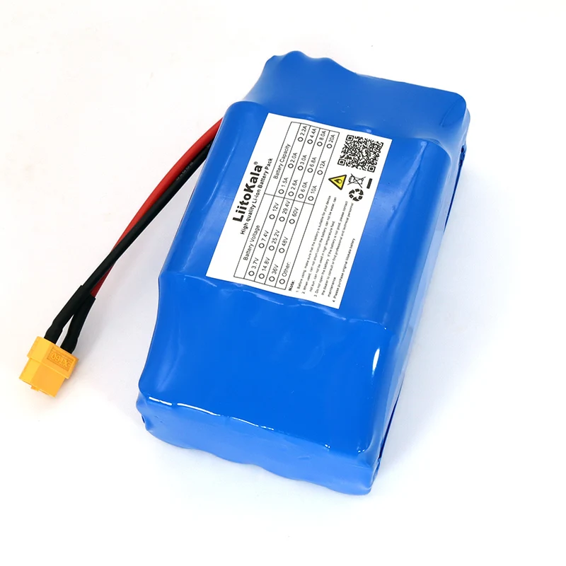 Liitokala 36v 6ah 6000mah alta dreno 2 roda scooter elétrico auto balanceamento bateria de lítio para auto-balanceamento se encaixa 6.5"