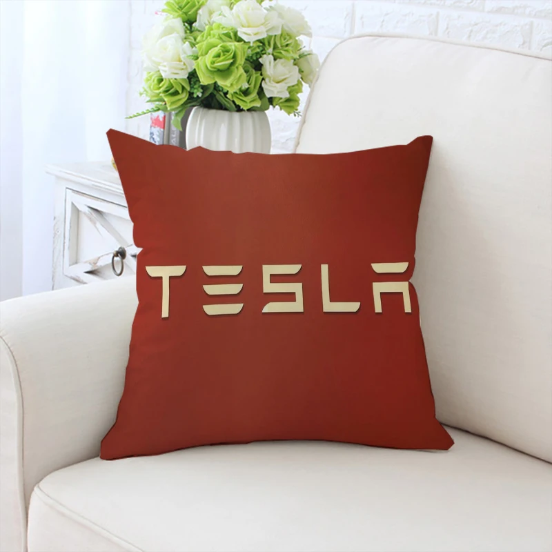 T-Tesla Cushion Covers for Decorative Cushions Pillowcase 40x40 Home Decor Pillow Cases Decorative Pillowcases for Pillows 45x45