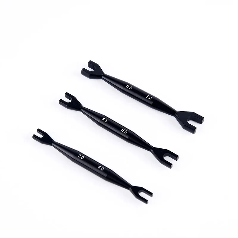 

3pcs Wrench 3-4mm 4.5-5mm 5.5-7mm Double End Universal Spanner Open End Wrenches For Rc Crawler Car HSP Trxs Axial SCX10