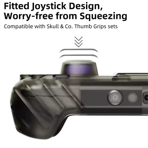 【COOL】For Steam Deck LCD/OLED Hardshell Protective Case Front Cover Portable Design Enhanced Gaming Performance Experience Green