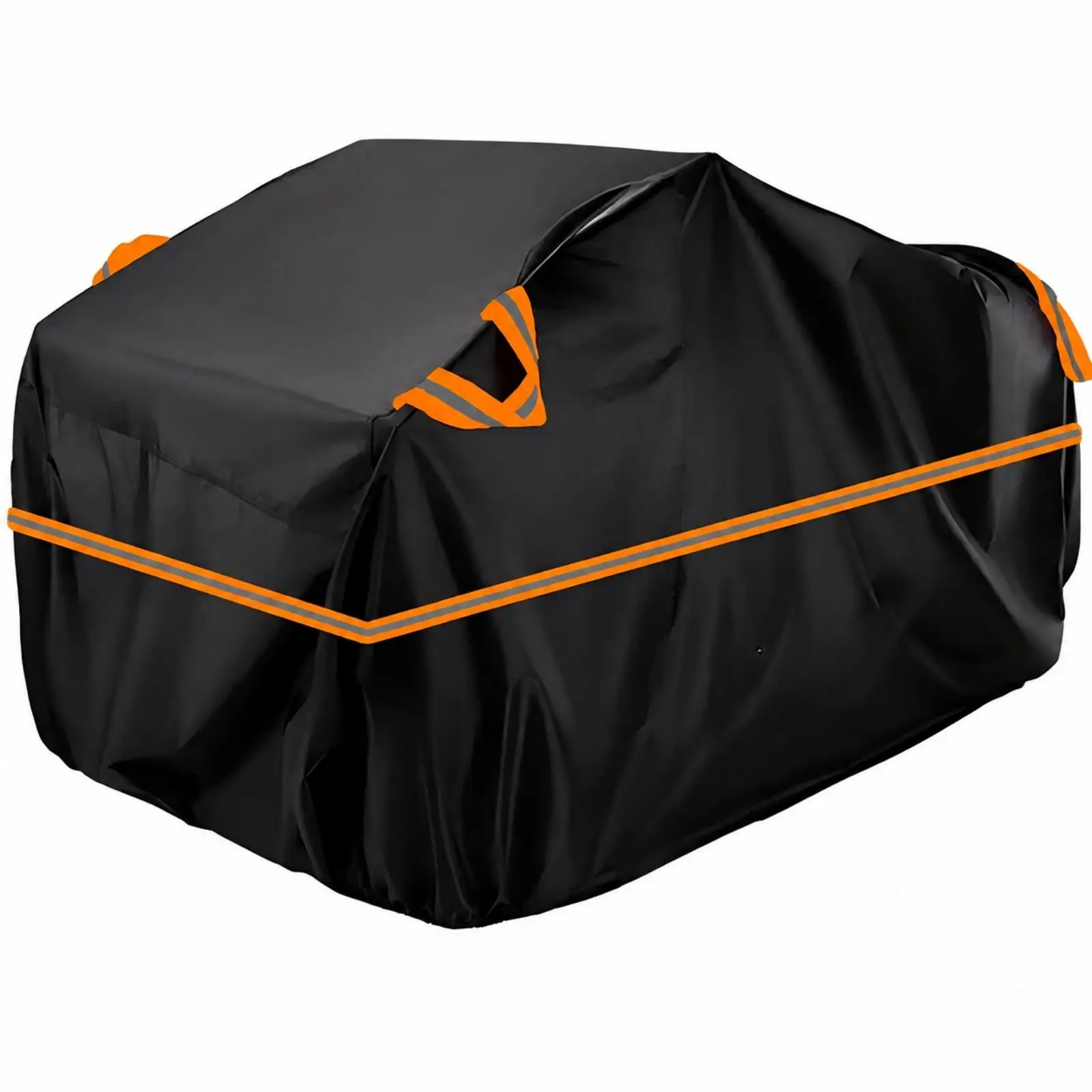 Heavy Duty ATV Protective Cover for Outdoor Storage Waterproof Dustproof Polyester Fit Most Terrain Vehicles