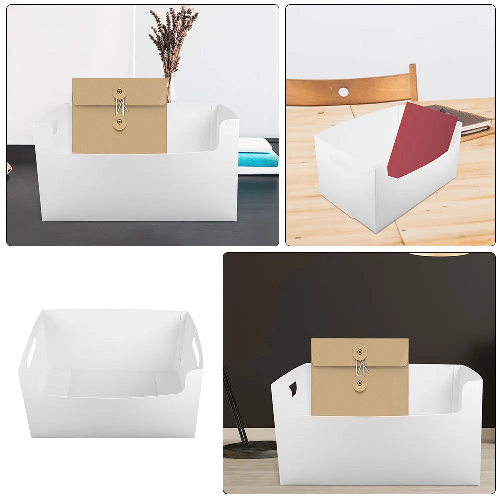 

3pcs Magazine Holder Desktop File Organizer Storage Box For Documents Stationery Desktop Container Sundries Organizer