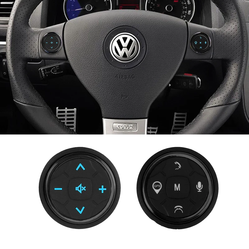 10 Keys Wireless bluetooth car steering wheel control  android  Universal for DVD GPS Multimedia Radio Remote Control Buttons