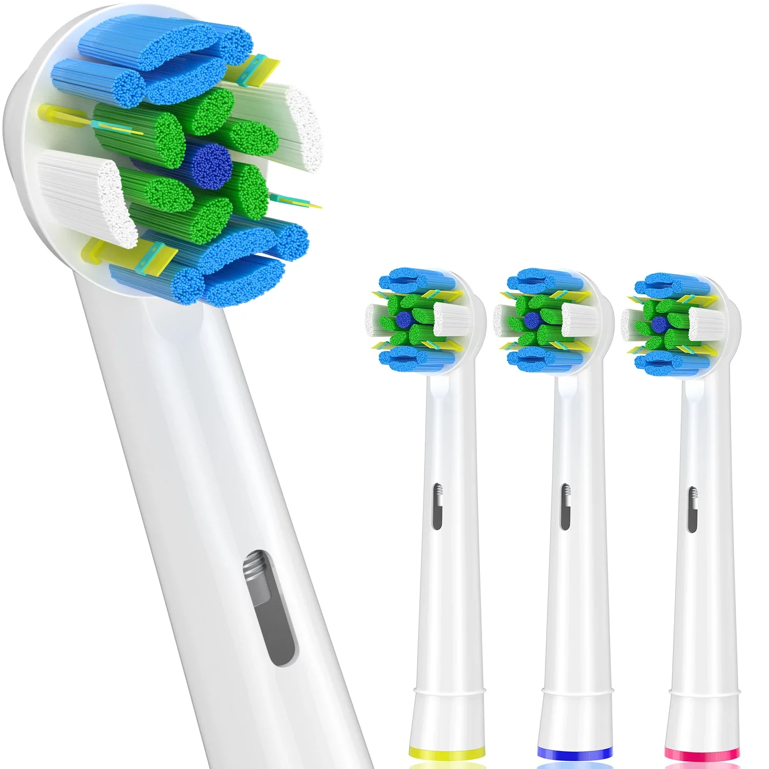 

4pcs Replacement Brush Heads for Oral b Braun Floss Action Pro 7000 Pro 1000 Pro 3000 Pro 5000 Vitality Toothbrush Models