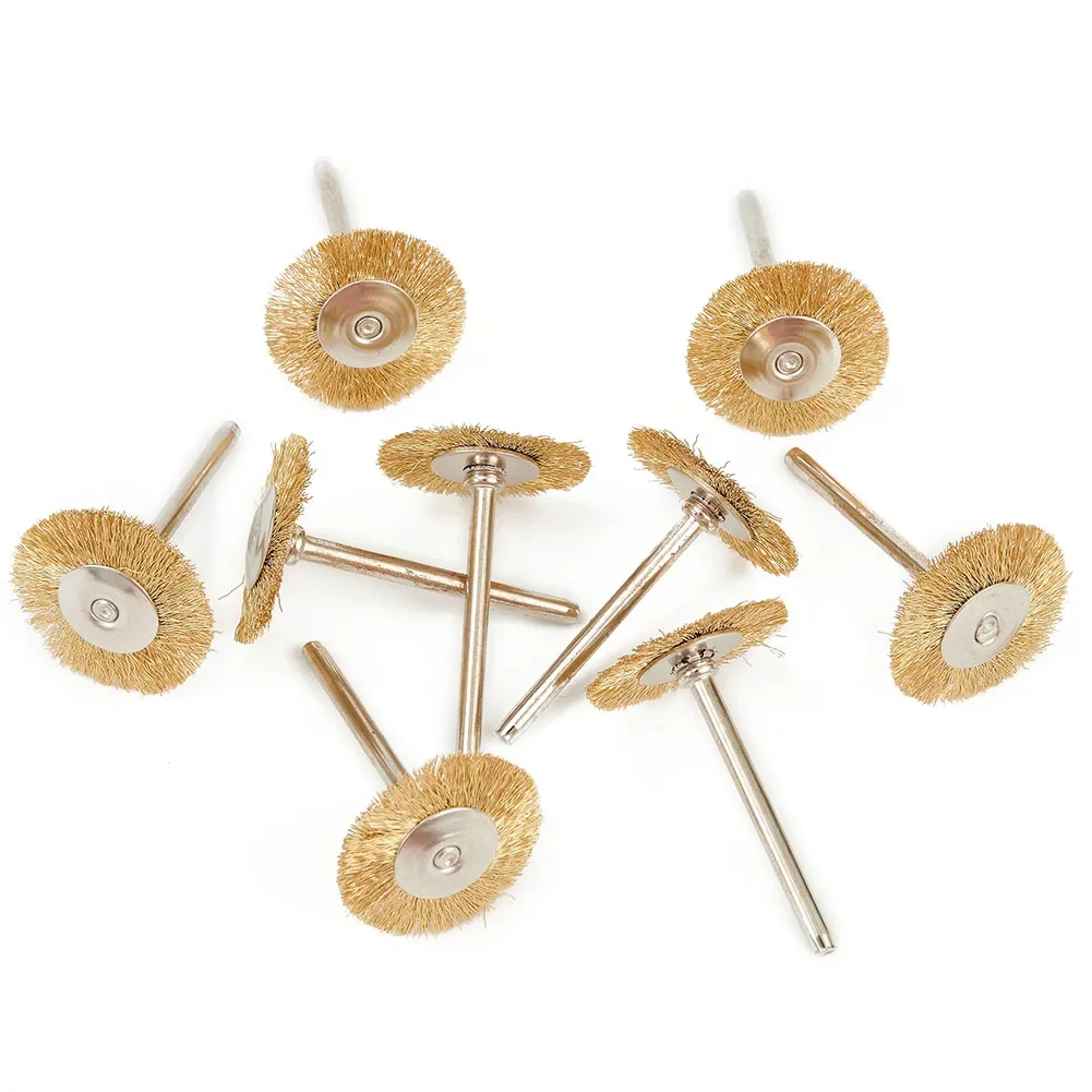 Copper Wire Copper Wire Brushs Copper Wire Brushs Practical To Use Wheel Wire 20PCS Accessory Replacement Fittings