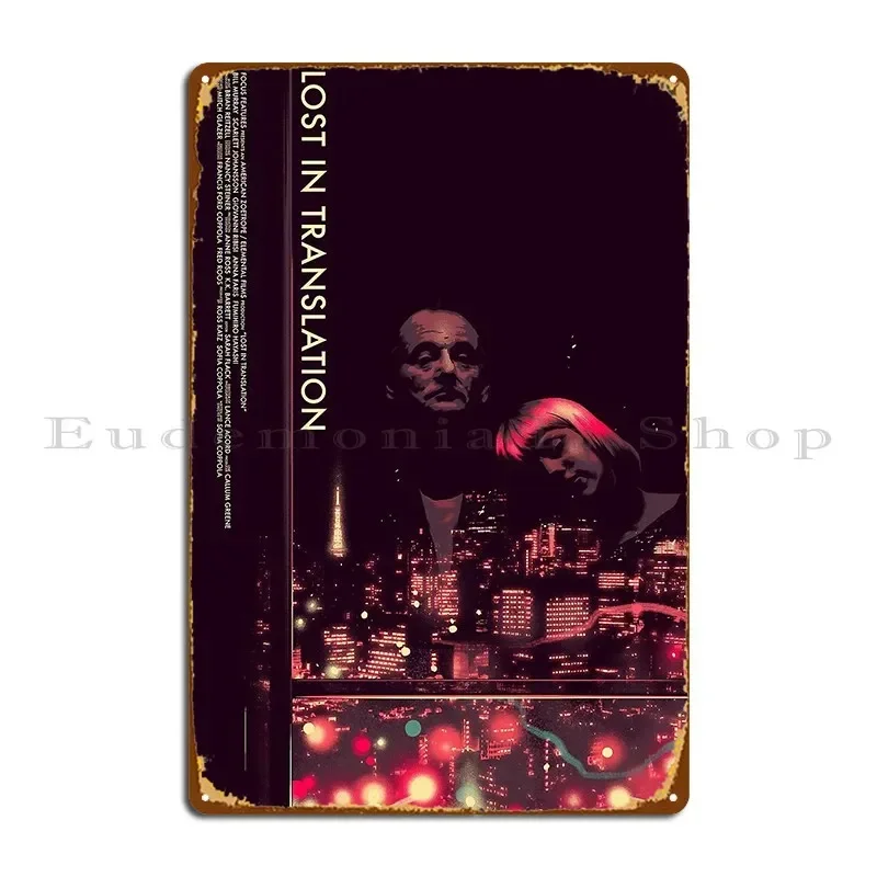 Lost In Translation Metal Sign Customize Customized Funny Home Wall Cave Tin Sign Poster