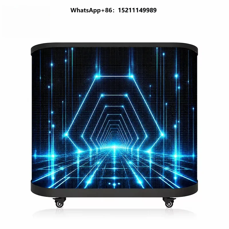 Indoor LED Bar Counter Display Portable Tabletop Desk Stand
