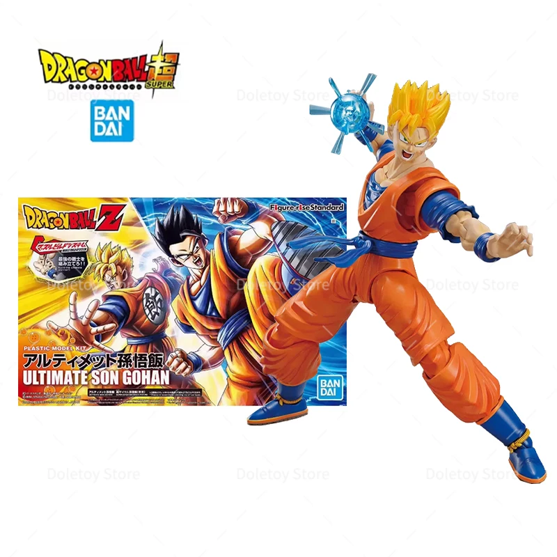 Bandai Genuine Animated Character Rise FRS Series Dragon Ball Z Trunks Gotenks Son Gohan Cell Assembly Action Model Anime Gift