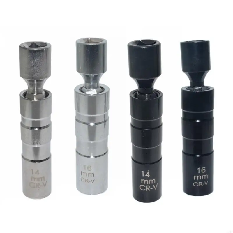 

40JE 14mm 16mm Socket 360 Degree Swivels Thin Wall Tool 12 Point 3/8inch Socket