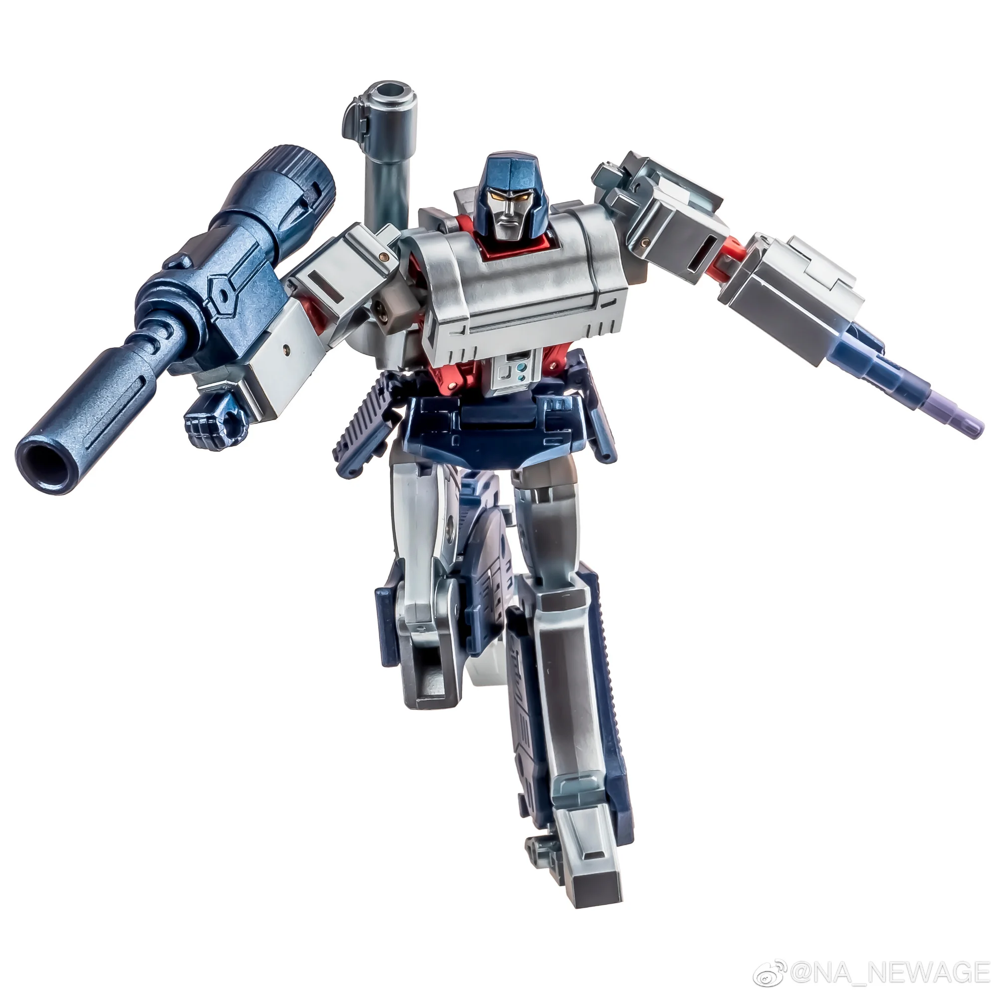NEW Transformation Newage NA H9C Megatank Agamenmnon Chrome Version Robot Toy Legend PVC Action Figures With Box