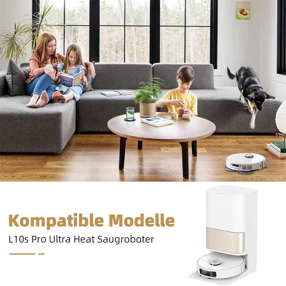 AT77 Для Dreame L10s Pro Ultra Heat / X30 Ultra Робот-пылесос Основная боковая щетка Hepa-фильтр Швабра Тканевые мешки для пыли Запчасти