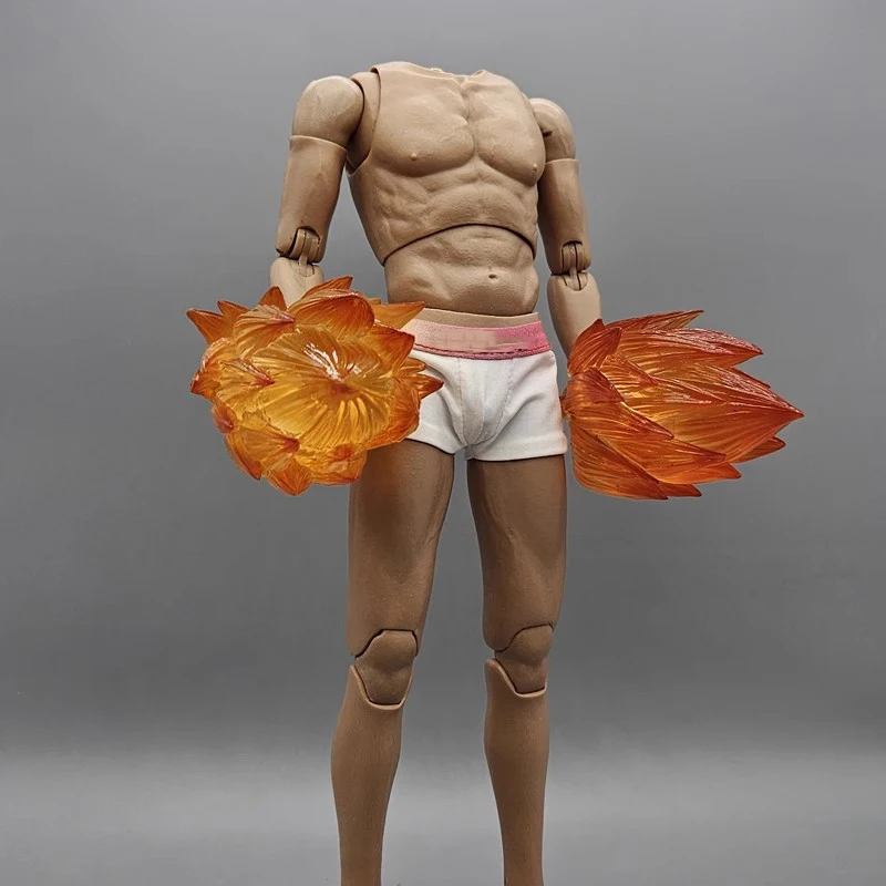 1/6 Soldier Accessories Hair Modification Flame Special Effects Piece Fire Fist Model Toy Fit 12'' Action Figure Body In Stock