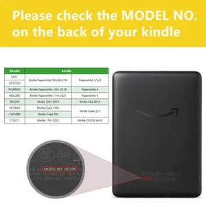 غطاء شفاف ل Kindle Paperwhite ، غطاء ناعم للواحة 9 ، 10 ، Paperwhite 5 ، 6 ، 7 ، KPW 5 ، 4 ، 3 ، 2 أفضل 10 ملحقات مبيعات لإوقد - No3