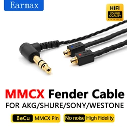 For SONY AKG Fender FXA 1 FXA 2 FXA 6 FXA 5 Replaceable Headphone 3.5mm to MMCX Upgrade Cable