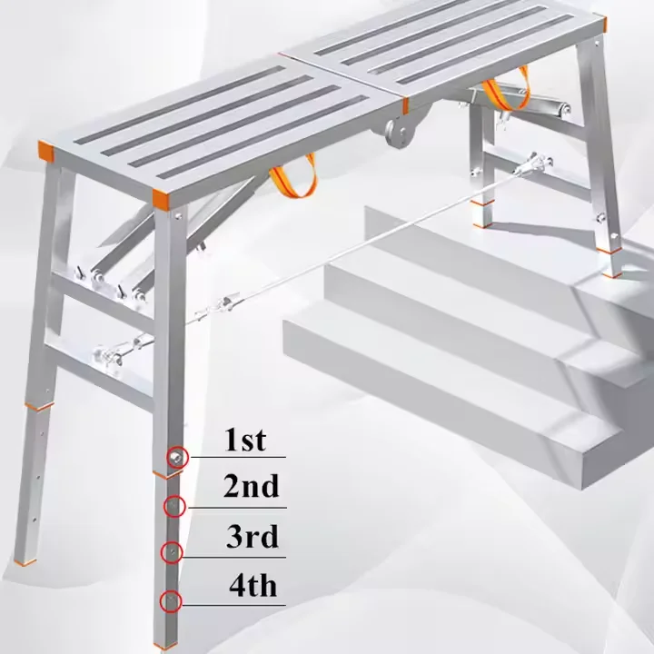 Opvouwbare steiger Hefplatform Laddersteigen voor de bouw